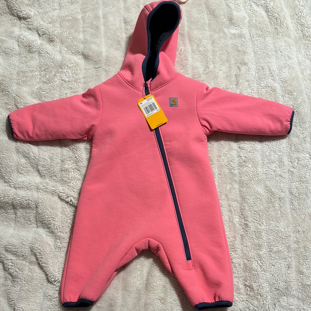 Carhartt Pink Baby Snowsuit